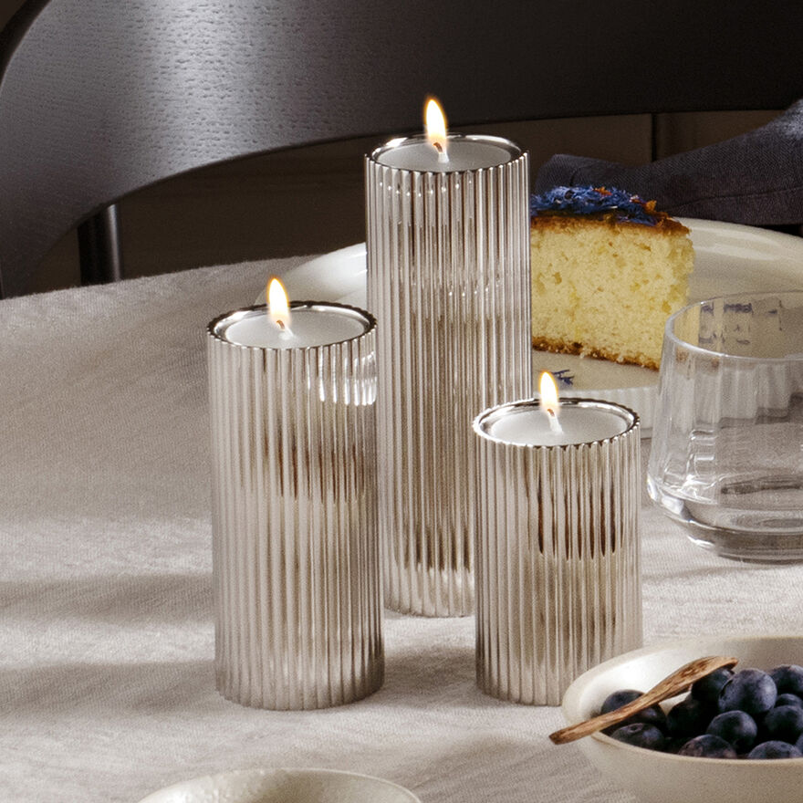 Bernadotte Tealight & Candleholder 3 Stk.