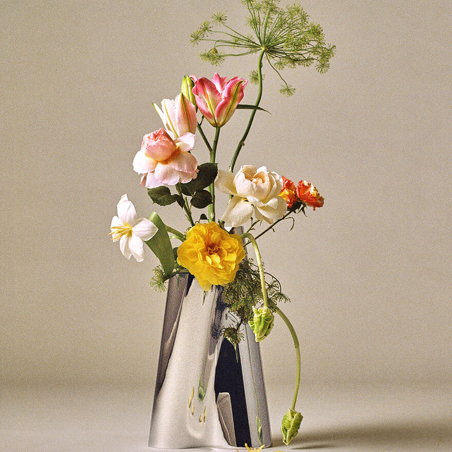 Lituus Vase Large Stål