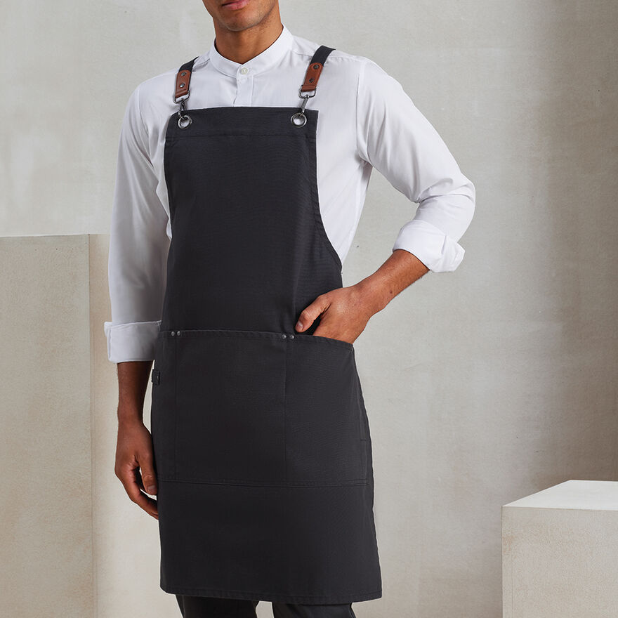 Cross-Back Clip Bib Apron