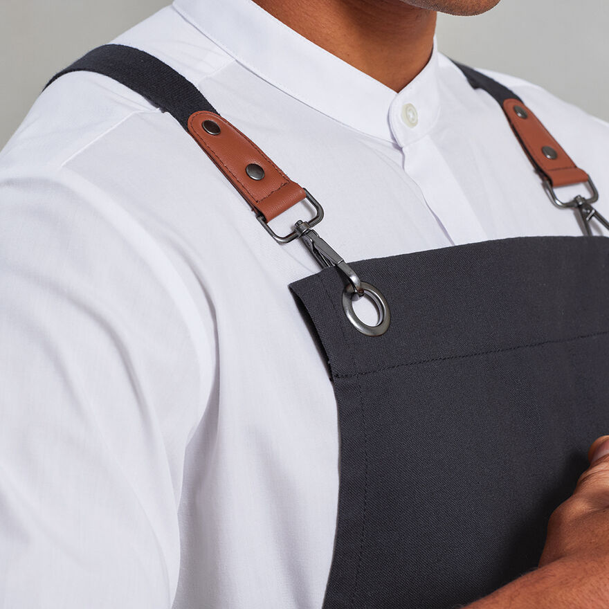 Cross-Back Clip Bib Apron