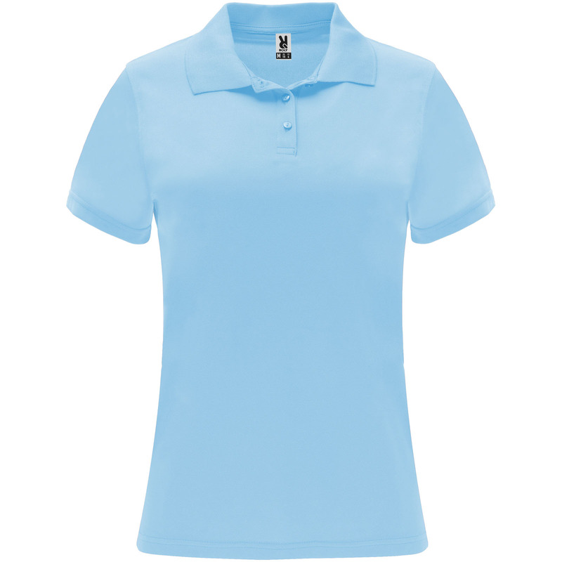 Monzha kortermet teknisk polo for dame