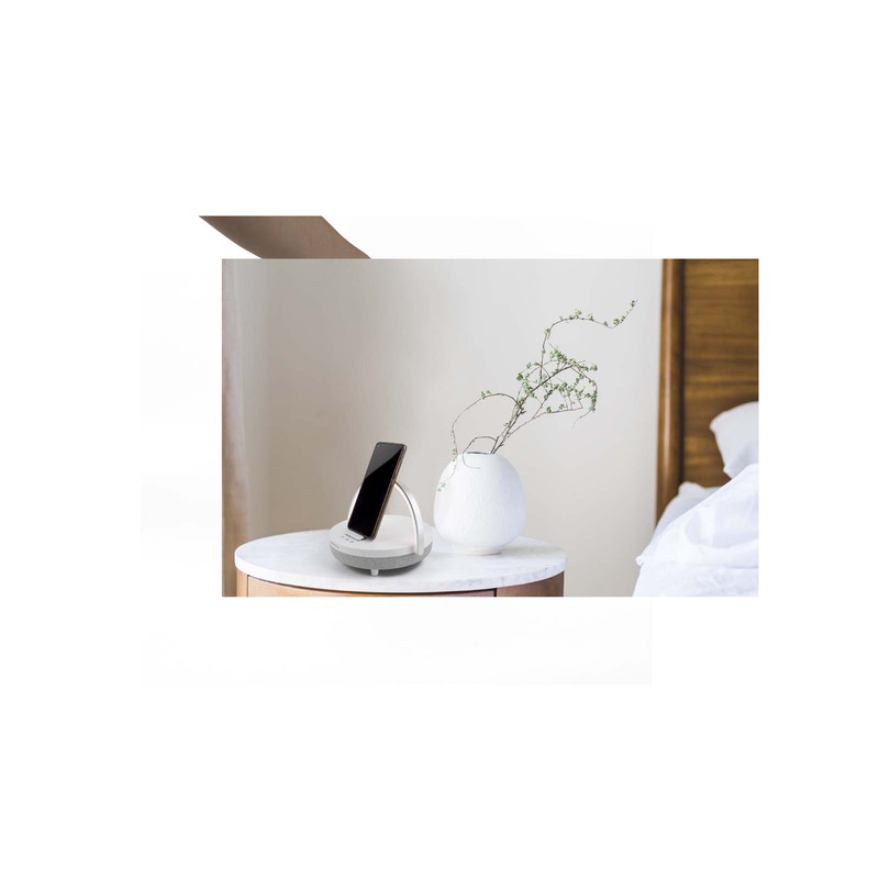 Prixton 4-i-1 10 W Bluetooth® høyttaler med LED lys og trådløs ladebase