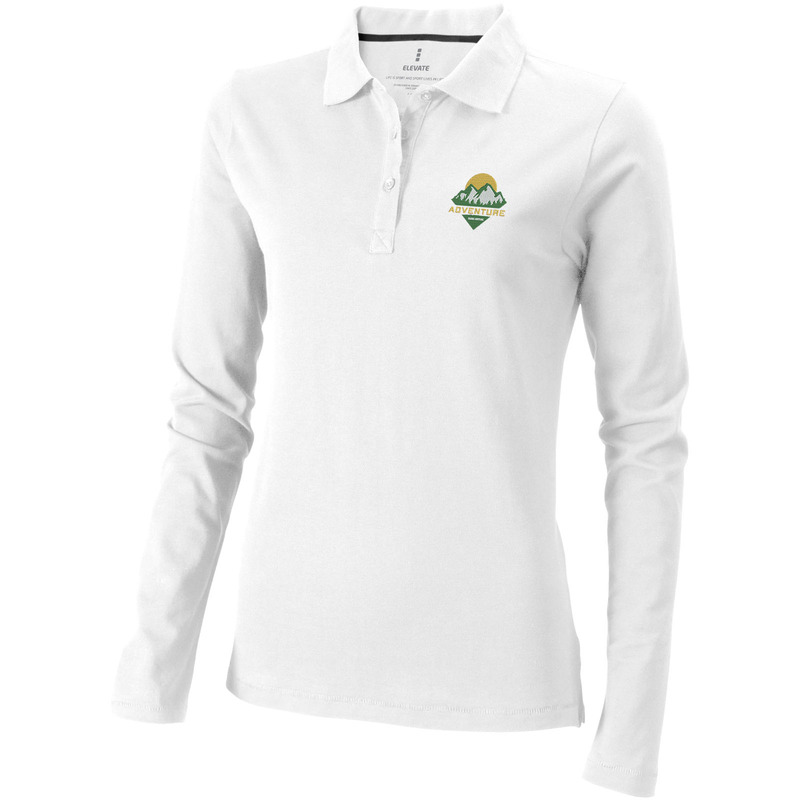 Calgary 180 g/m² langermet polo dame