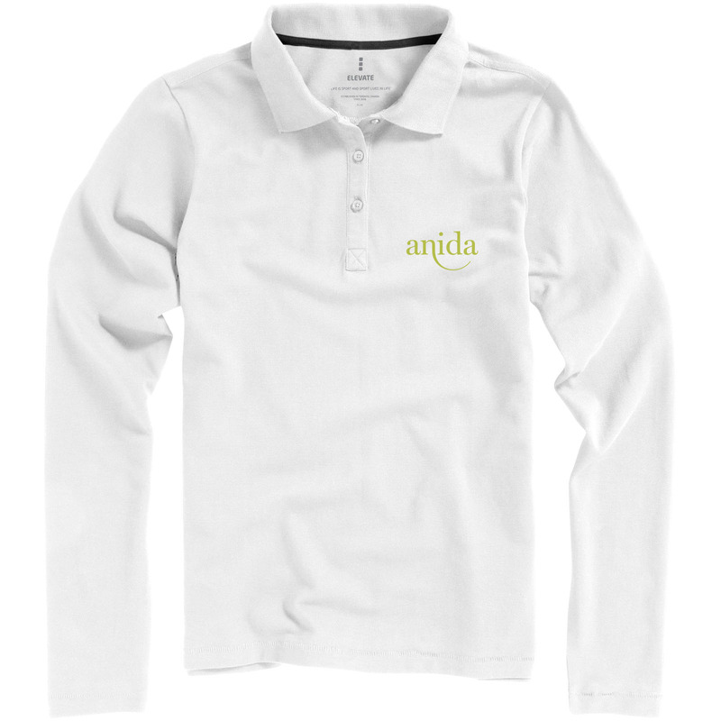 Calgary 180 g/m² langermet polo dame