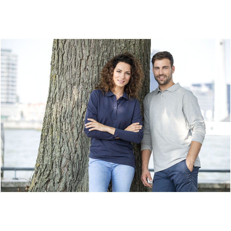 Calgary 180 g/m² langermet polo dame