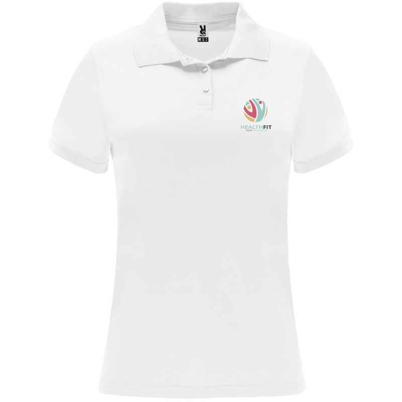 Monzha kortermet teknisk polo for dame