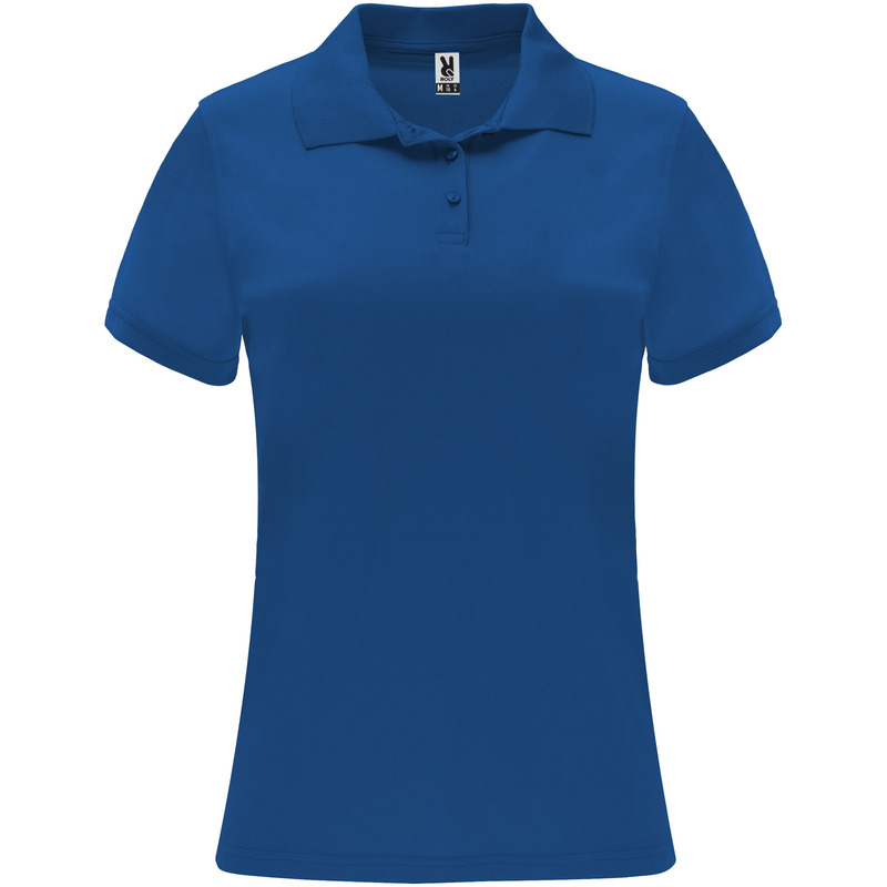 Monzha kortermet teknisk polo for dame