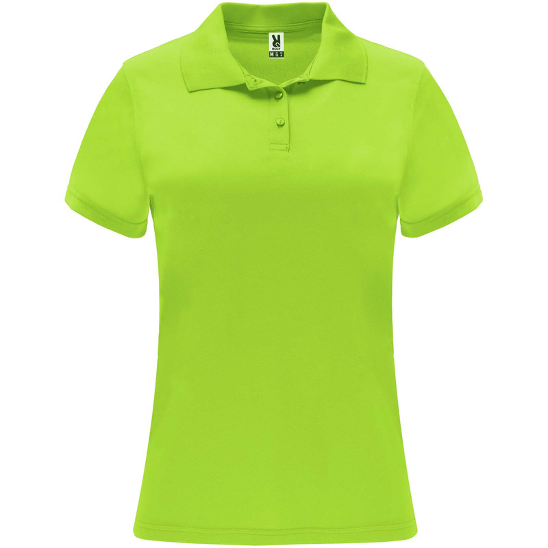 Monzha kortermet teknisk polo for dame