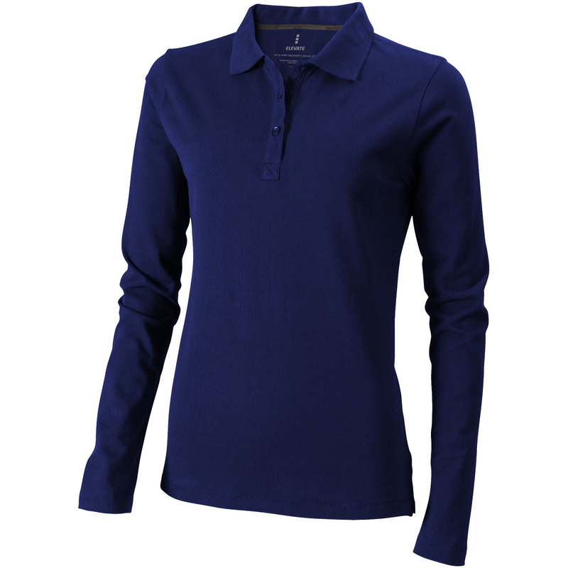 Calgary 180 g/m² langermet polo dame