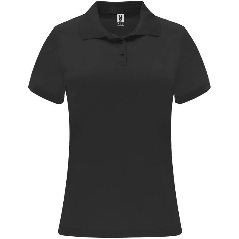 Monzha kortermet teknisk polo for dame