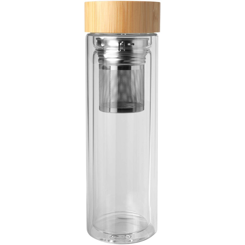 Bailey 400 ml infuserflaske av borsilikatglass med bambuslokk