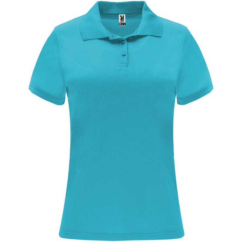 Monzha kortermet teknisk polo for dame