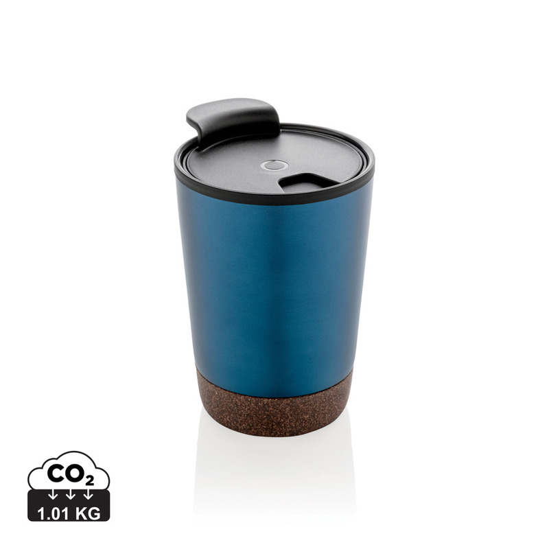 GRS RPP kaffekopp med kork i rustfritt stål