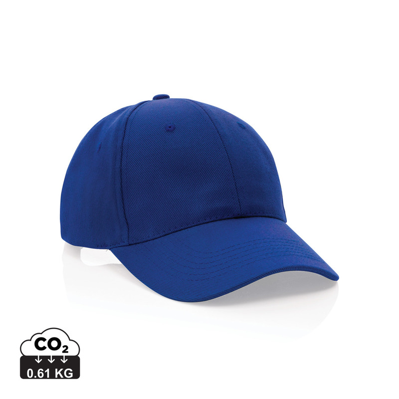 Impact 6 panel caps i 280g resirkulert bomull