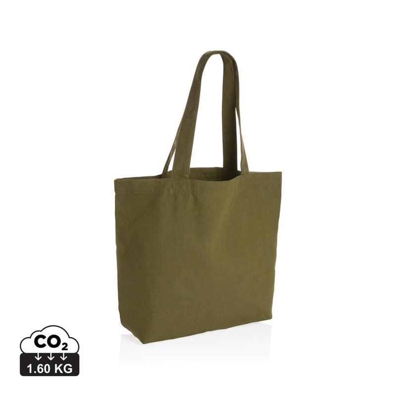 Impact Aware™ 240 gsm rcanvas shopper med lomme, ufarget