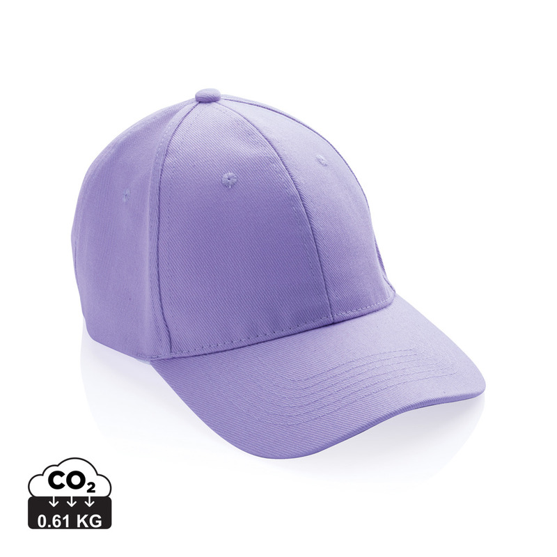 Impact 6 panel caps i 280g resirkulert bomull