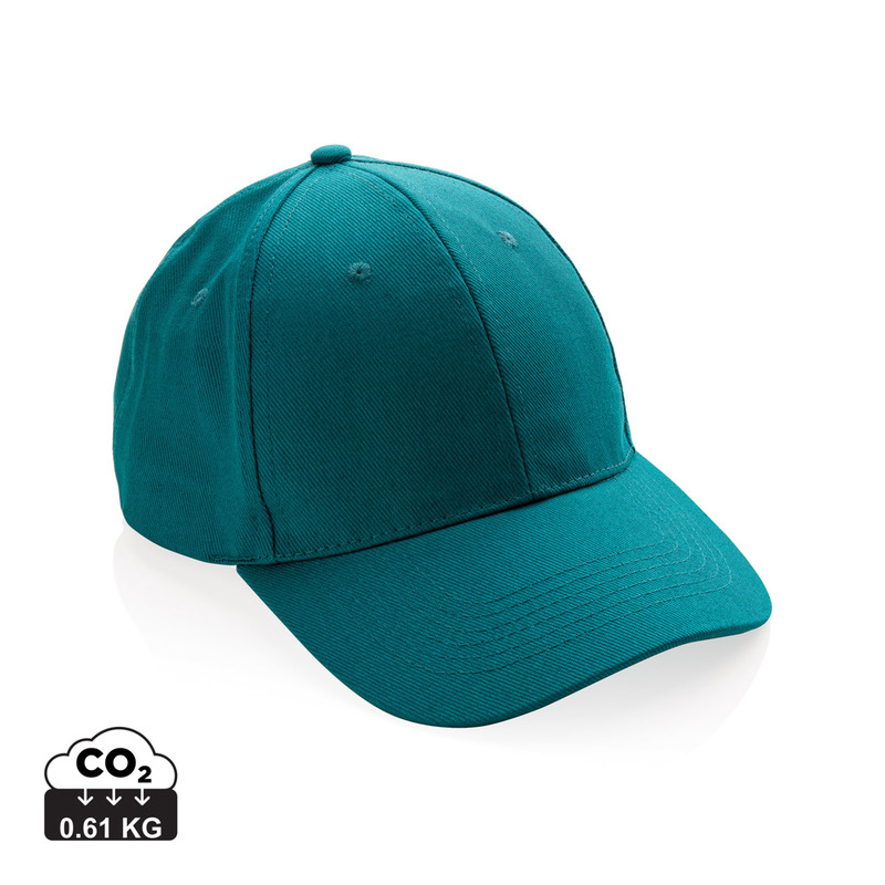 Impact 6 panel caps i 280g resirkulert bomull