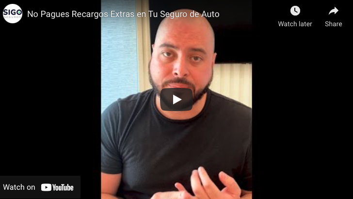 No Pagues Recargos Extras En Tu Seguro de Auto