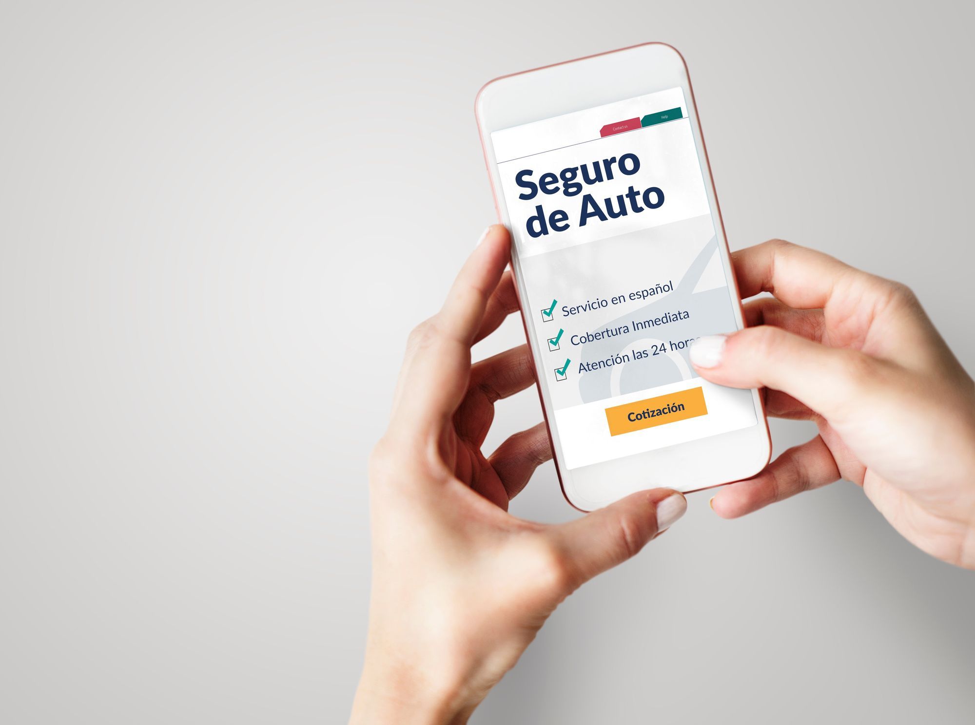 Cotiza gratis tu seguro de auto desde el celular