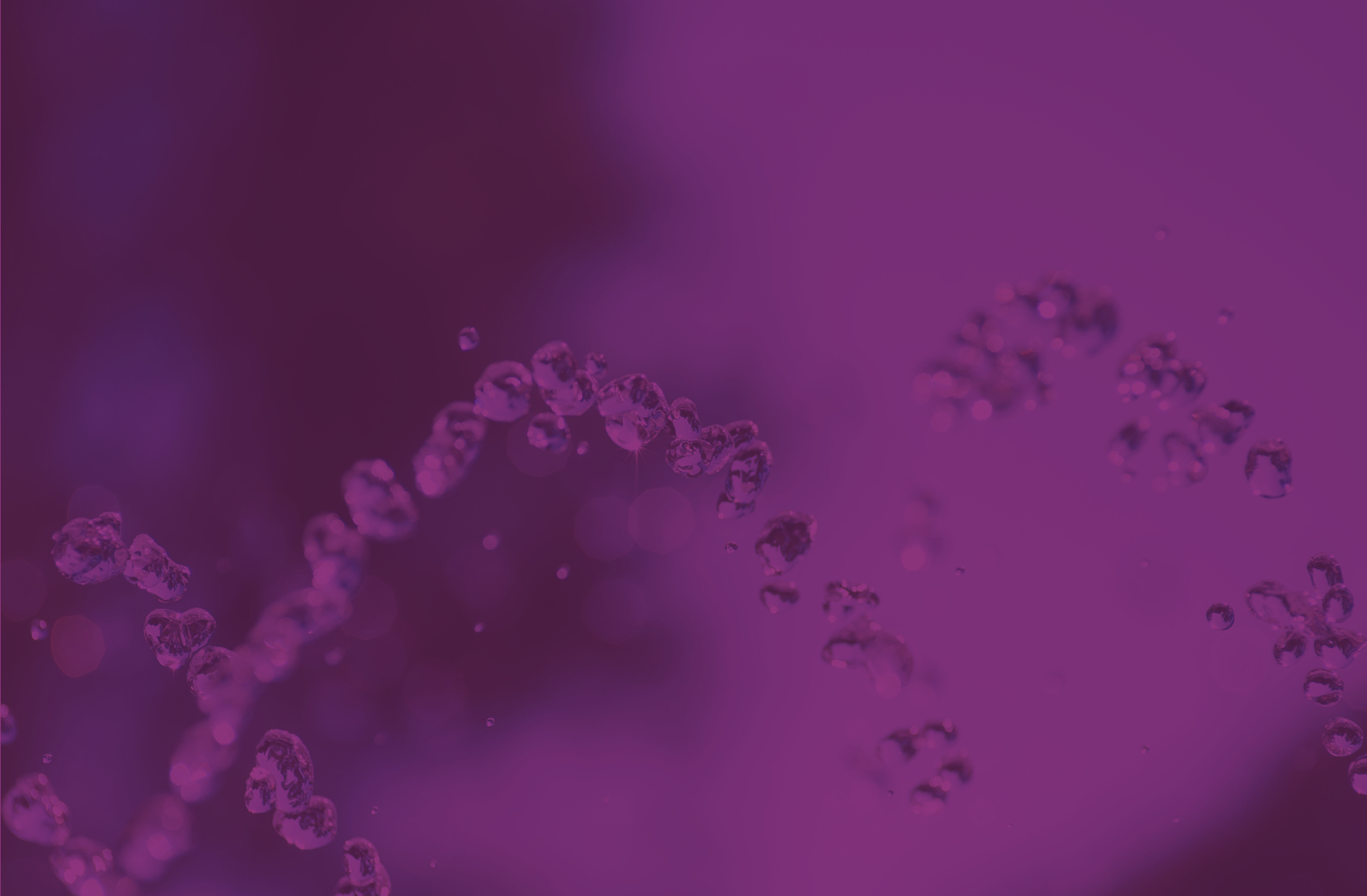Purple background with water droplets