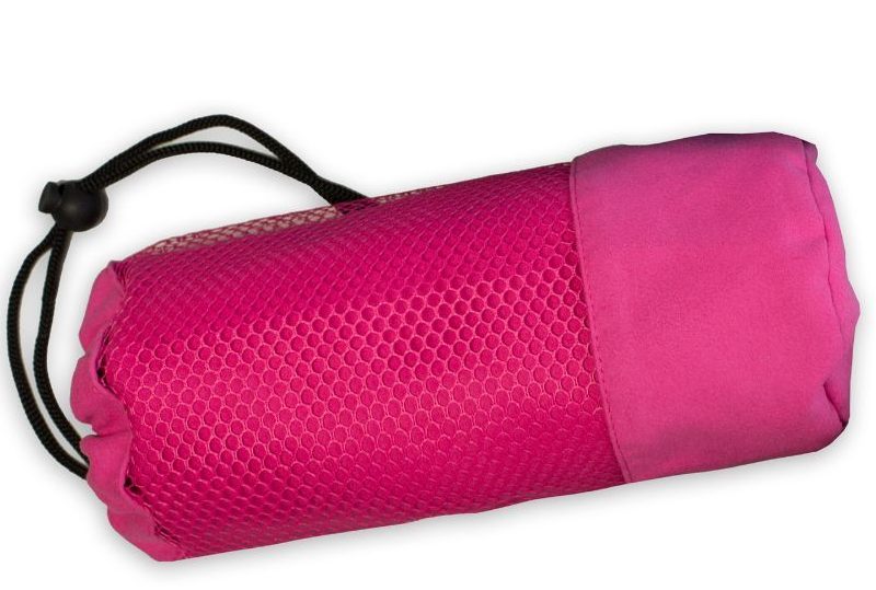 rychleschnoucí osuška FITNESS BAG růžová