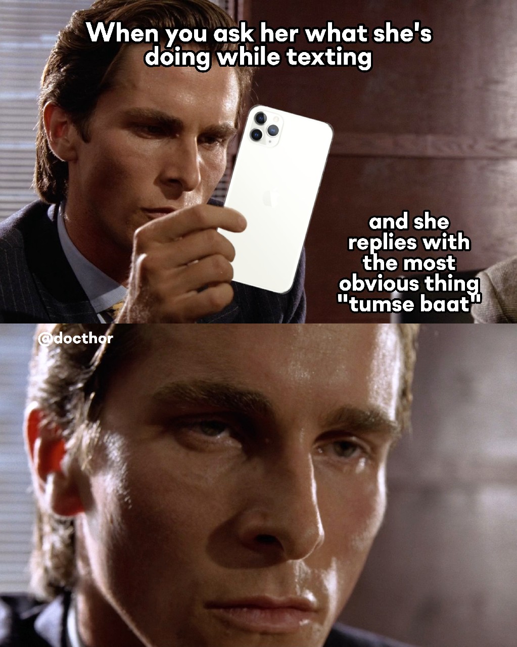 american psycho business card meme