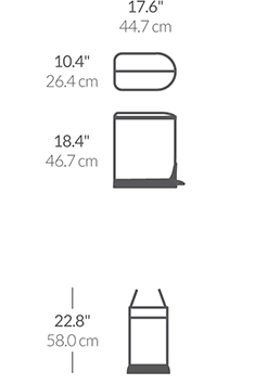 30L butterfly step can - simplehuman