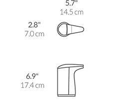 236 ml sensor pump