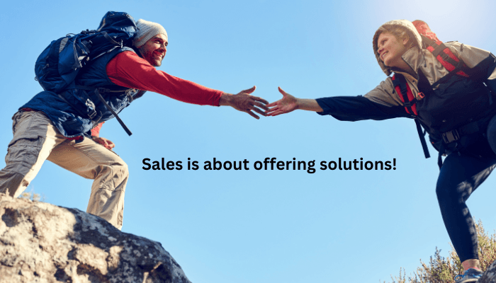 Sales is solutioning