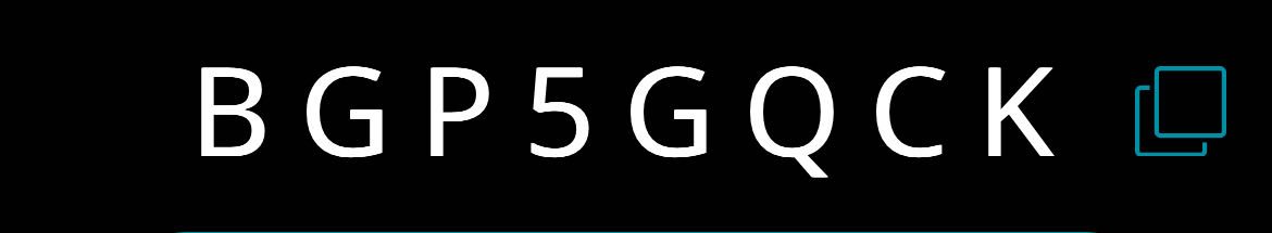 BGP5GQCK coupon verification screenshot