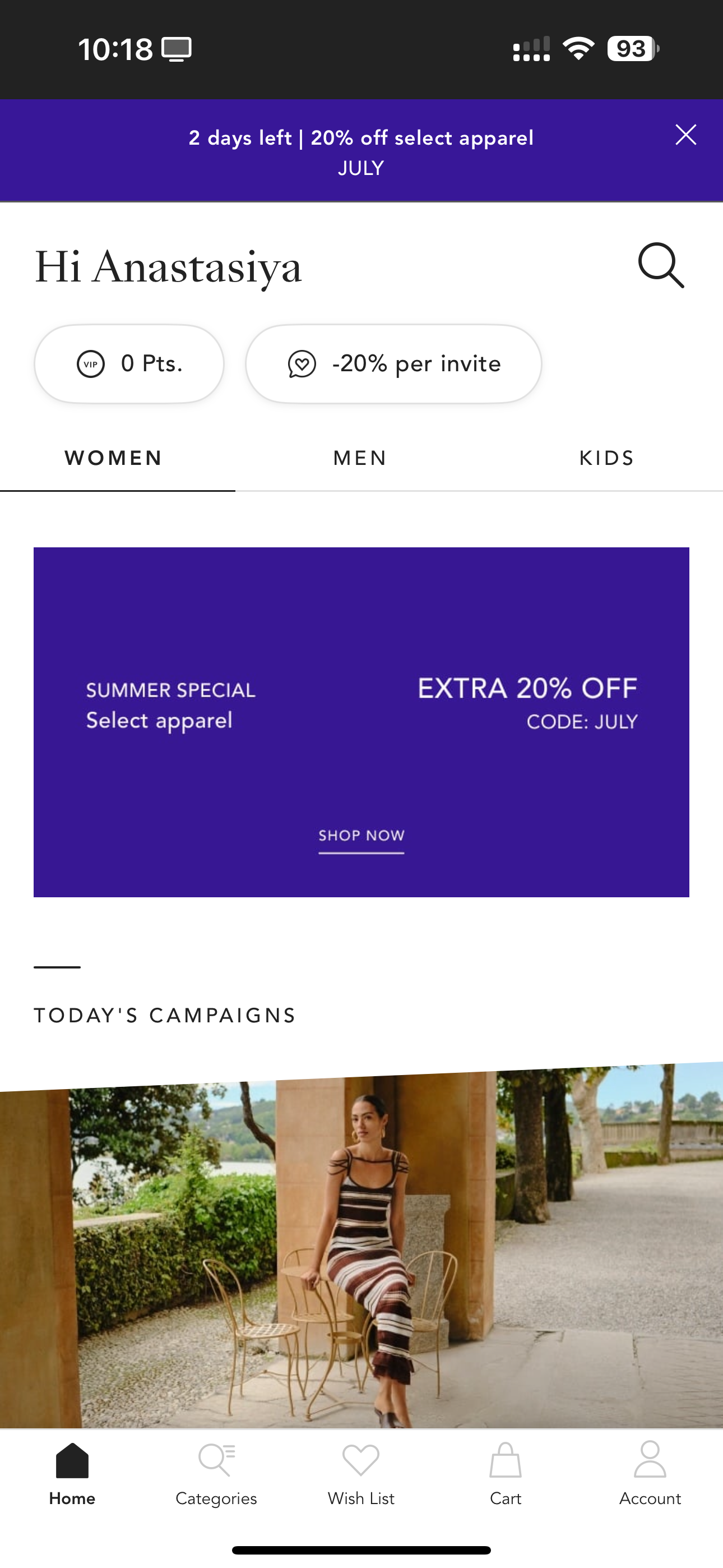 BestSecret.com promo code screenshot showing code JULY applied at BestSecret.com checkout page. Uploaded by SimplyCodes community member stacysneakers on Jul 18, 2025