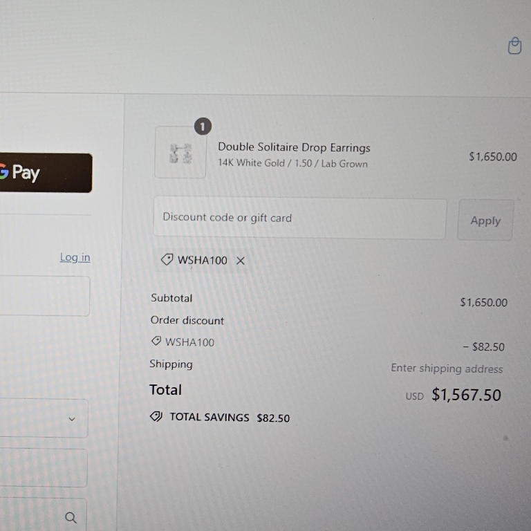 Shiree Odiz coupon verification screenshot