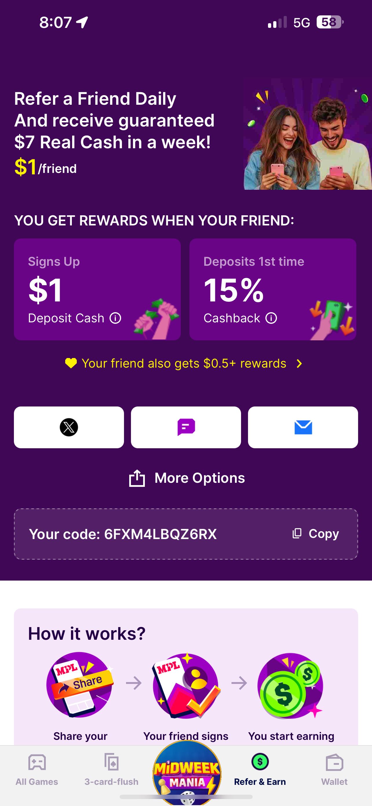MPL coupon code screenshot showing code 6FXM4LBQZ6RX applied at MPL checkout page. Uploaded by SimplyCodes community member kylieky on Sep 26, 2024
