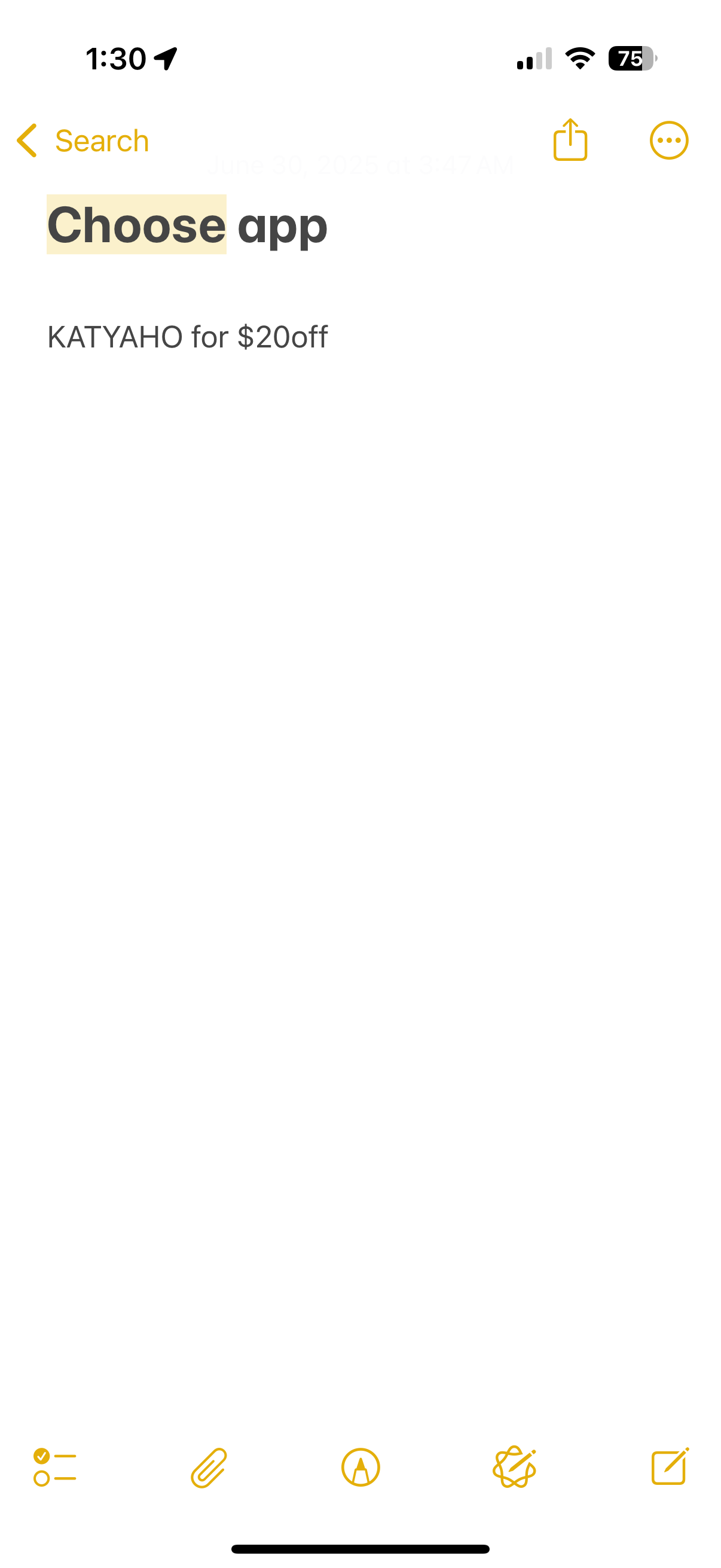 Choose promo code screenshot showing code KATYAHO applied at Choose checkout page. Uploaded by SimplyCodes community member CodePhoenix6027 on Jul 5, 2025