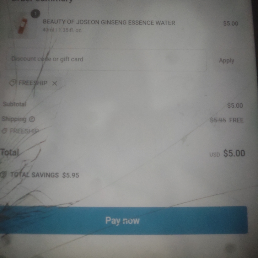 FREESHIP coupon verification screenshot