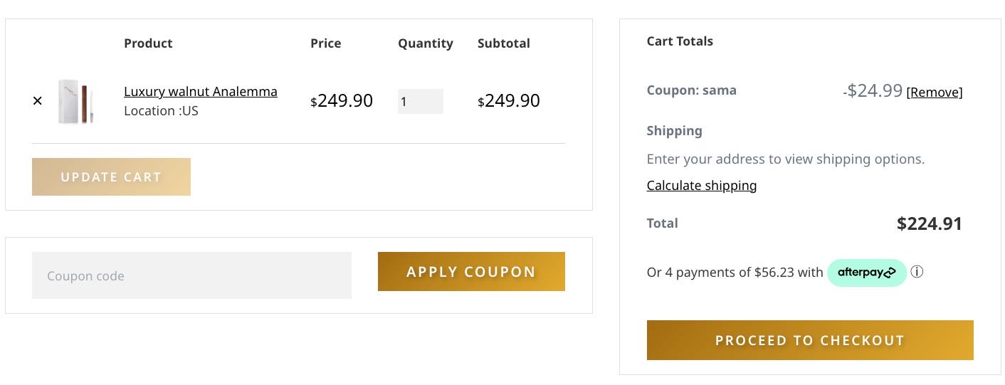SAMA coupon verification screenshot