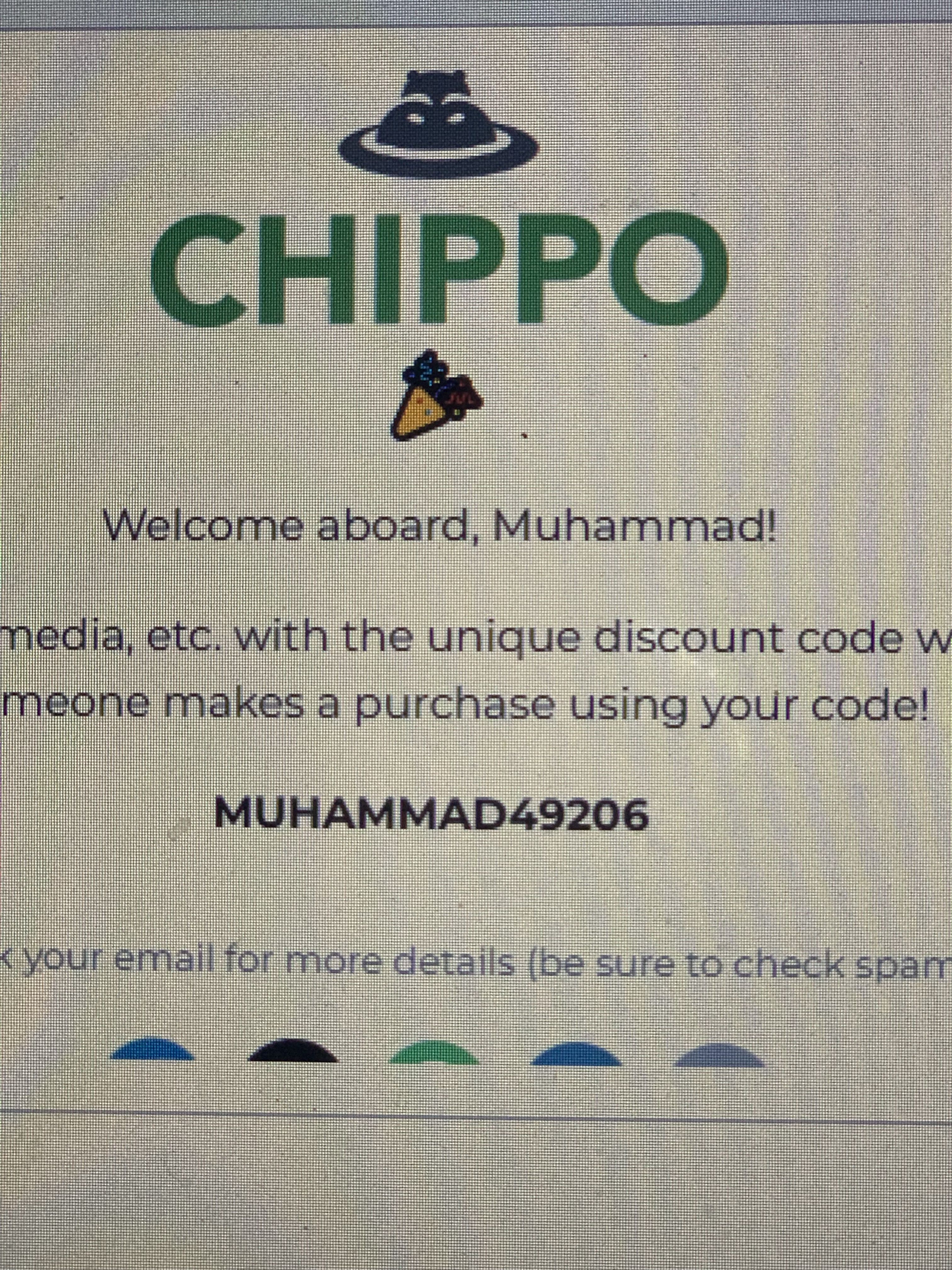 MUHAMMAD49206 coupon verification screenshot