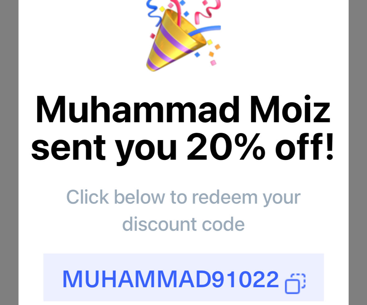 FCTRY coupon verification screenshot