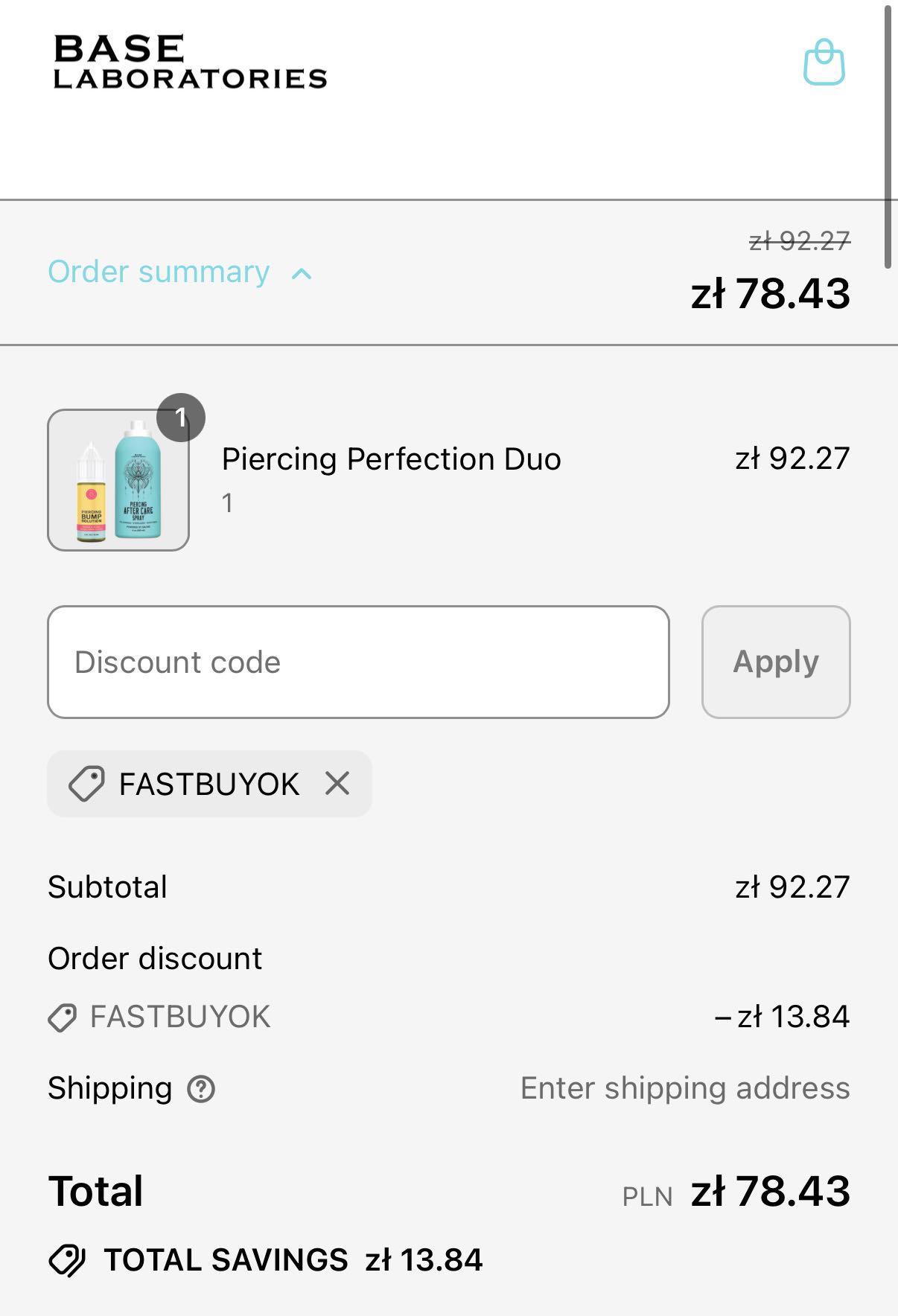 FASTBUYOK coupon verification screenshot