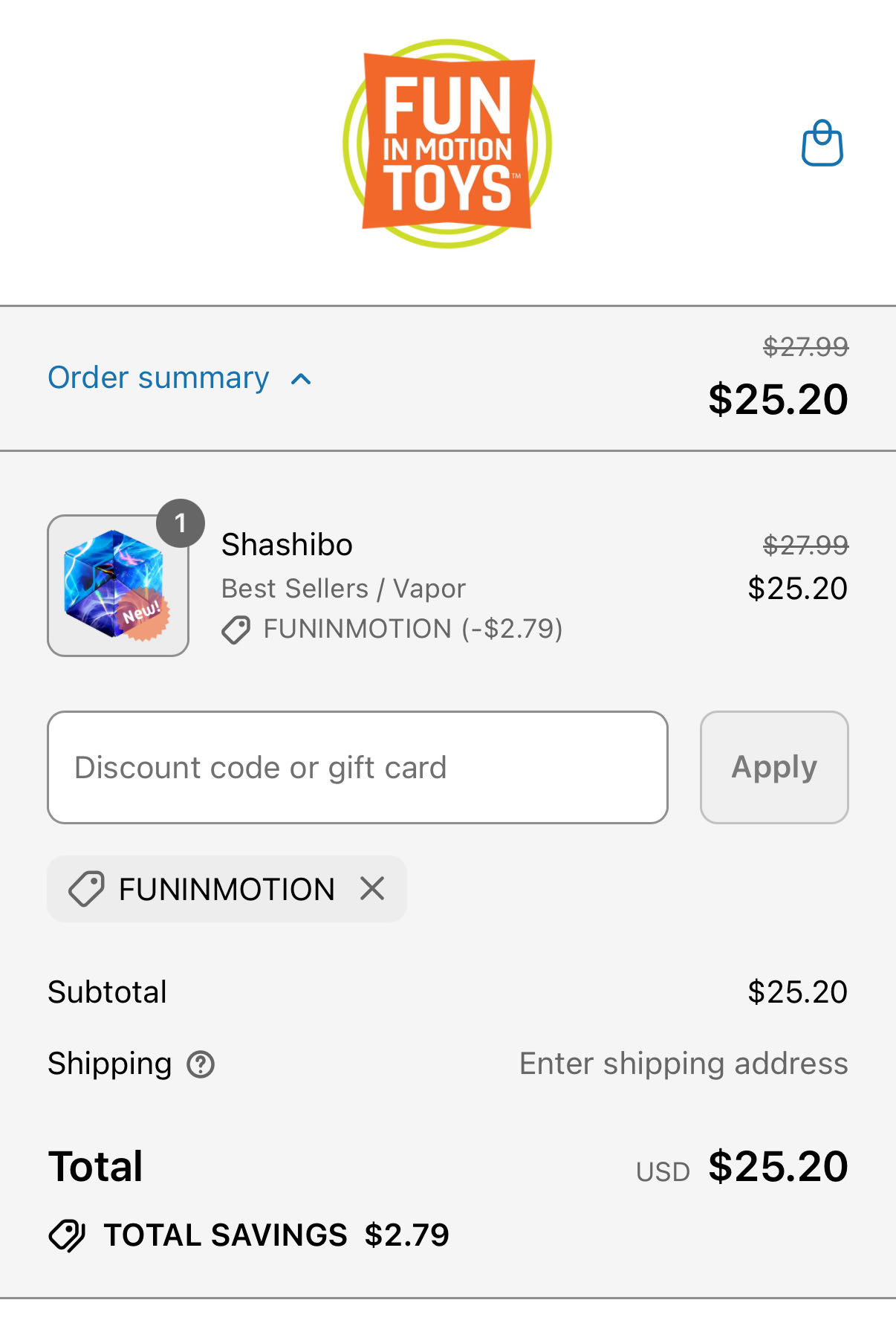 MAURICIO10 coupon verification screenshot