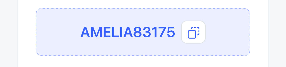 AMELIA83175 coupon verification screenshot