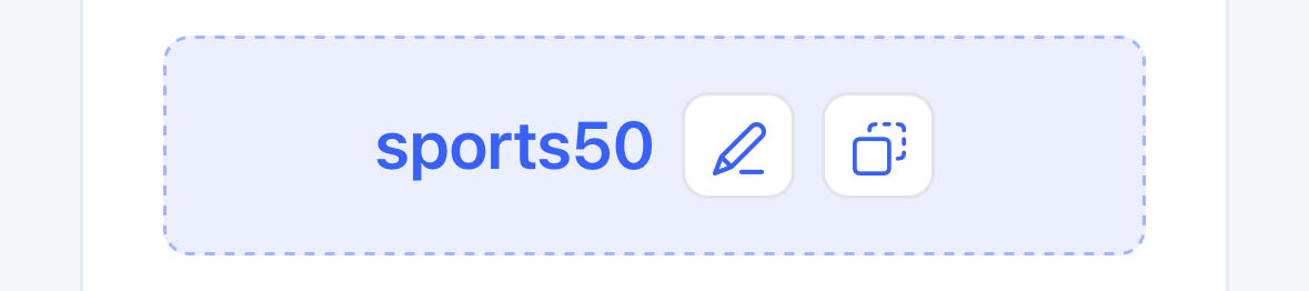sports50 coupon verification screenshot