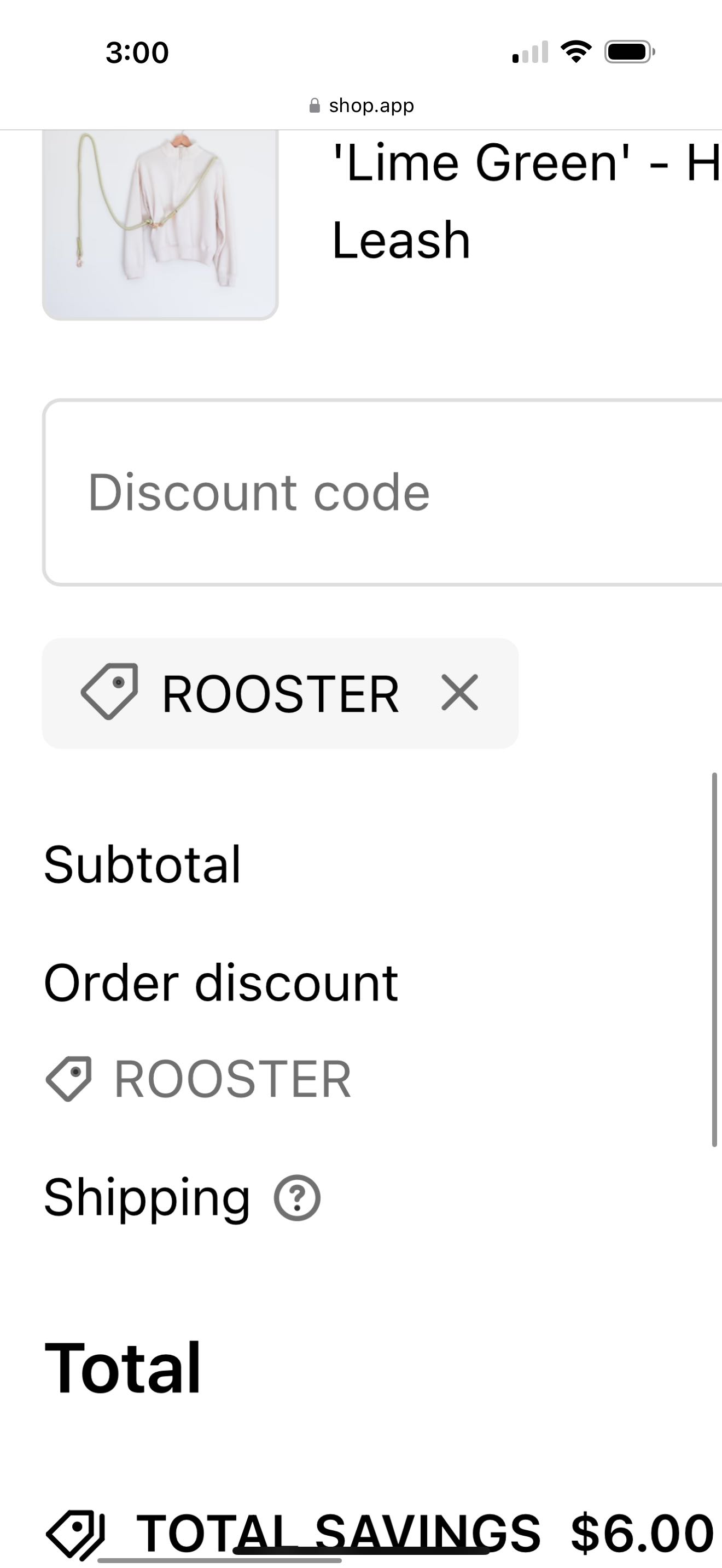 FURLOU coupon verification screenshot
