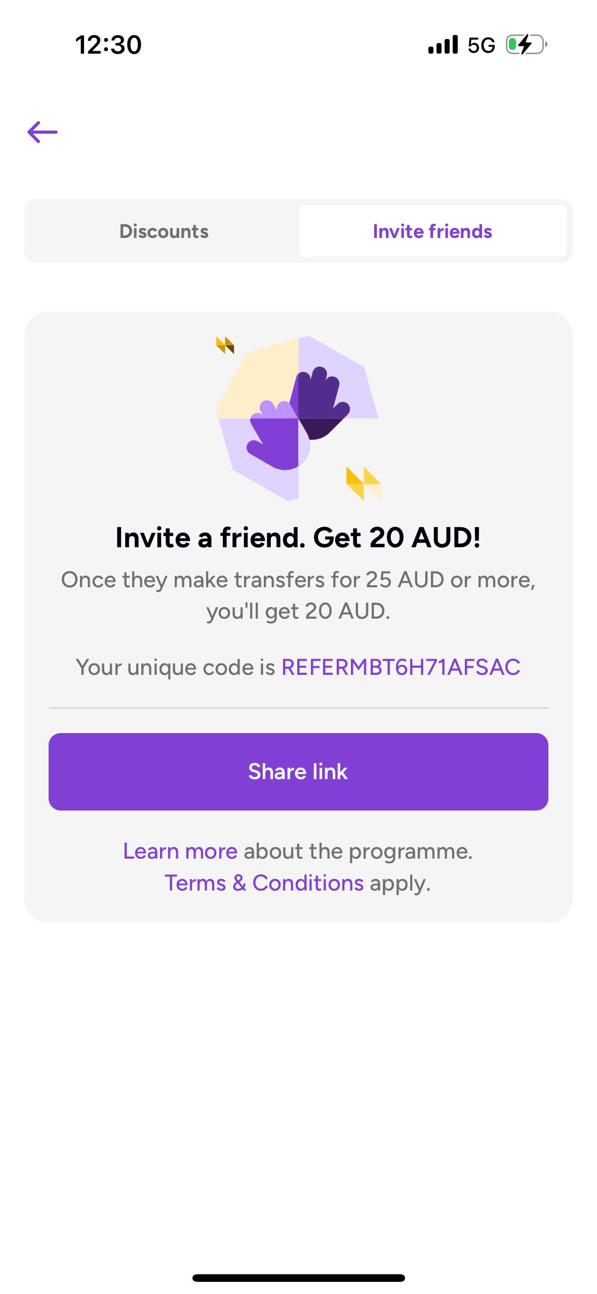 WorldRemit coupon verification screenshot