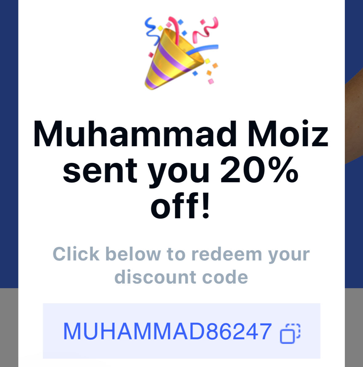 FCTRY coupon verification screenshot