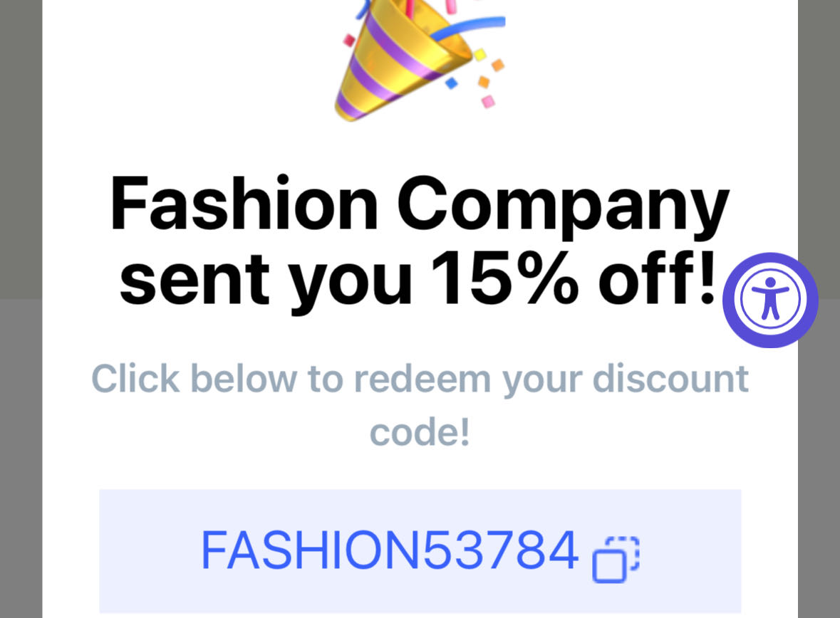 FASHION00737 coupon verification screenshot