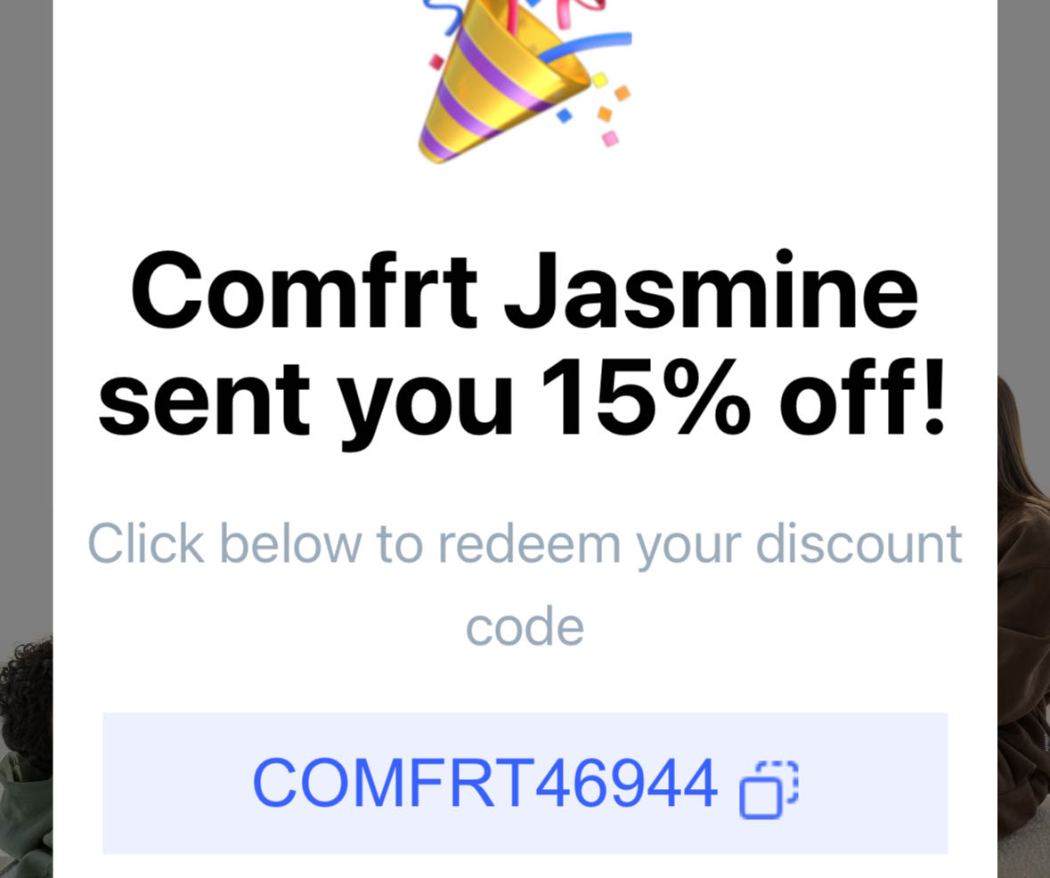 WELCOME86713 coupon verification screenshot