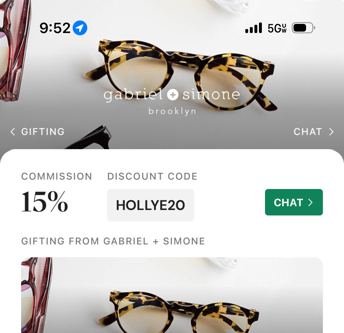 HOLLYE20 coupon verification screenshot