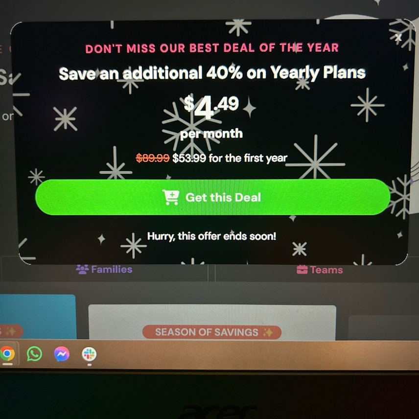 SEASONOFSAVINGS24 coupon verification screenshot