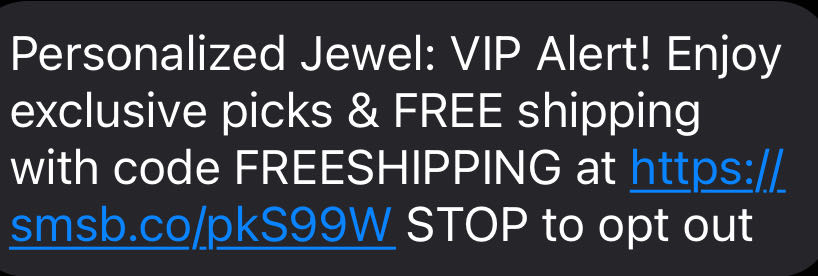 Personalized Jewel coupon verification screenshot